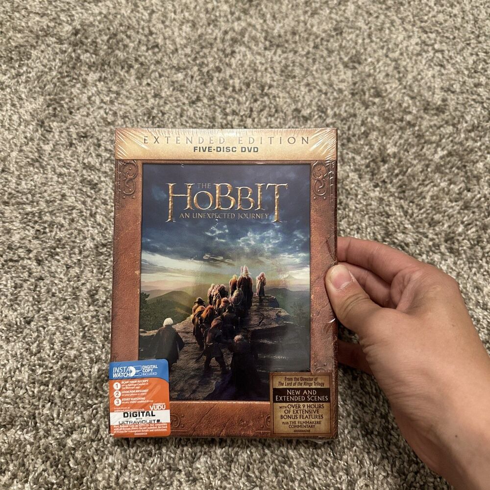 THE HOBBIT - An Unexpected Journey - Extended Special Edition DVD New Sealed